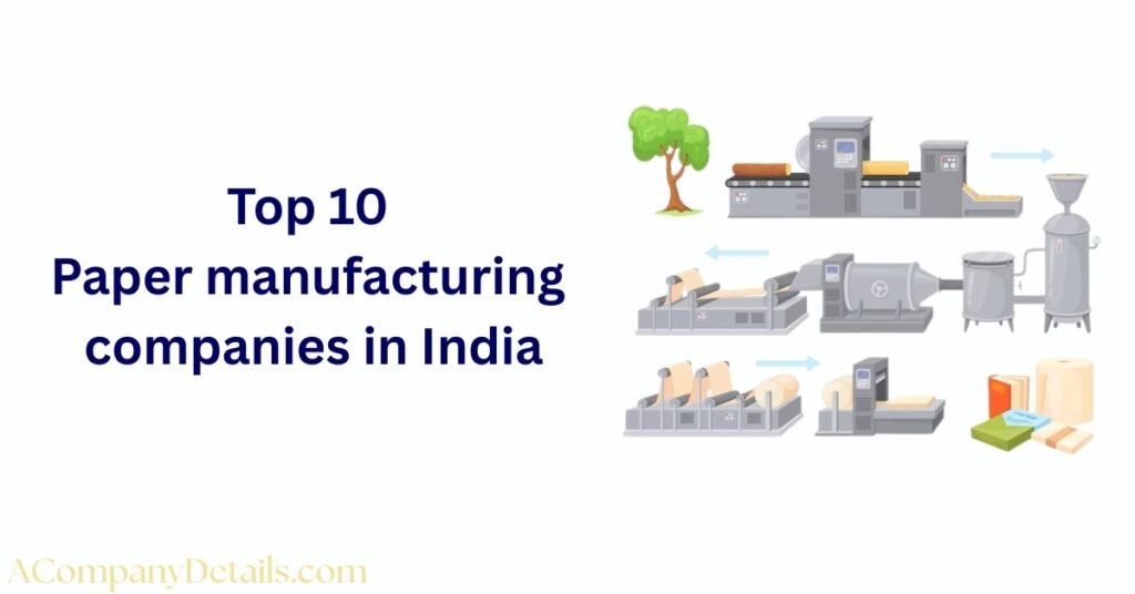 भारत की टॉप 10 कागज निर्माण कंपनियां