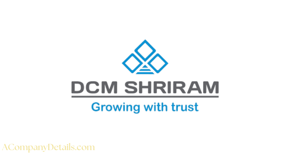 DCM Shriram company details