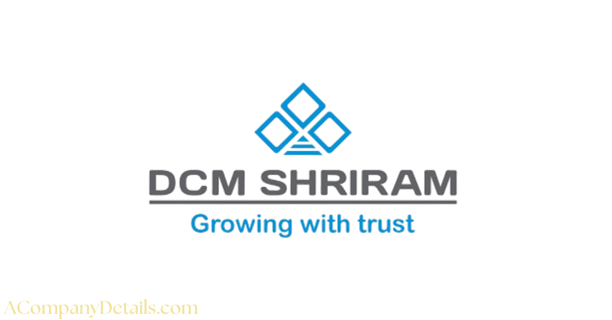 DCM Shriram company details