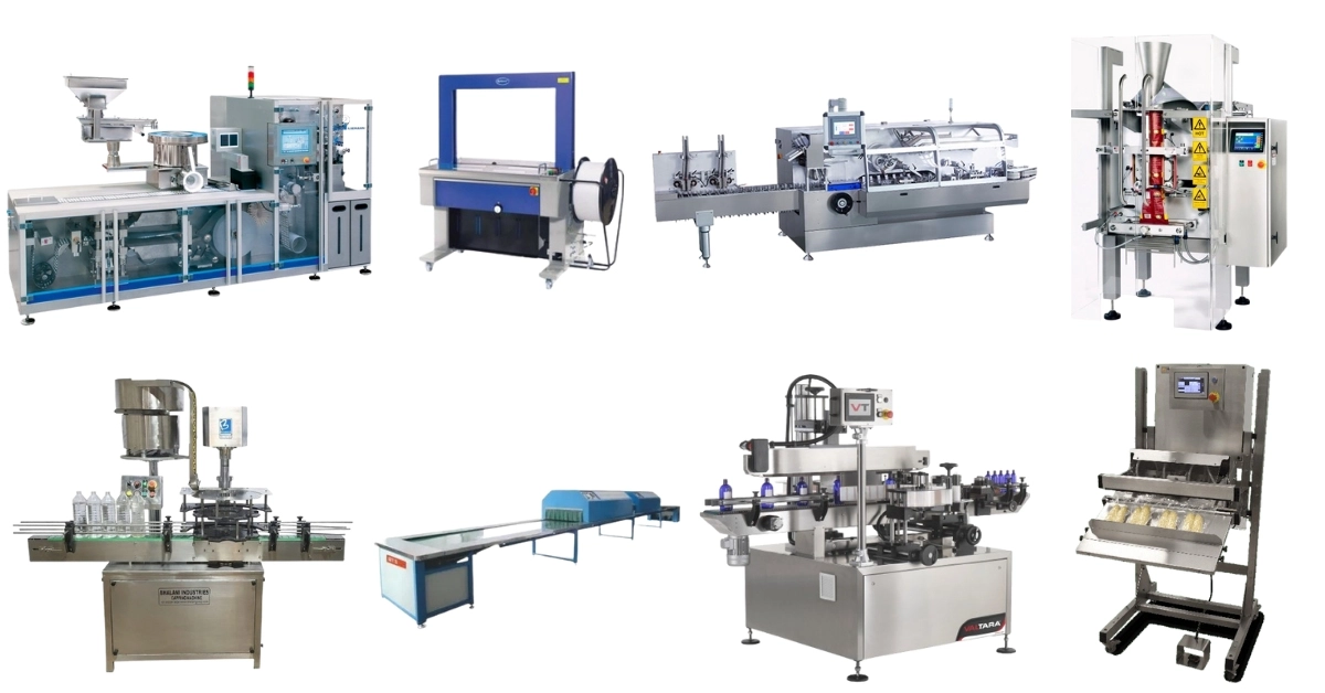 पैकेजिंग मशीनों के 10 प्रकार